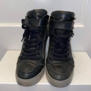 Ash wedge black sneaker size 37